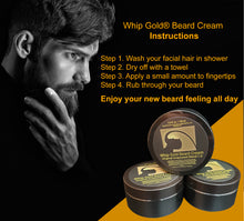 Load image into Gallery viewer, Whip Gold Beard Cream - Original Grapeseed Blend 1.0 - Moisturising - 100 ml