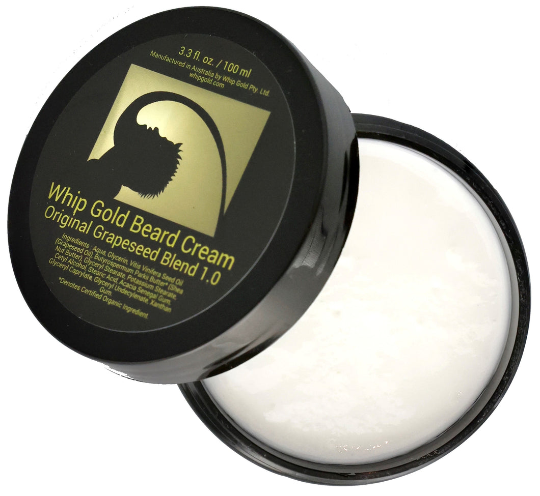 Whip Gold Beard Cream - Original Grapeseed Blend 1.0 - Moisturising - 100 ml